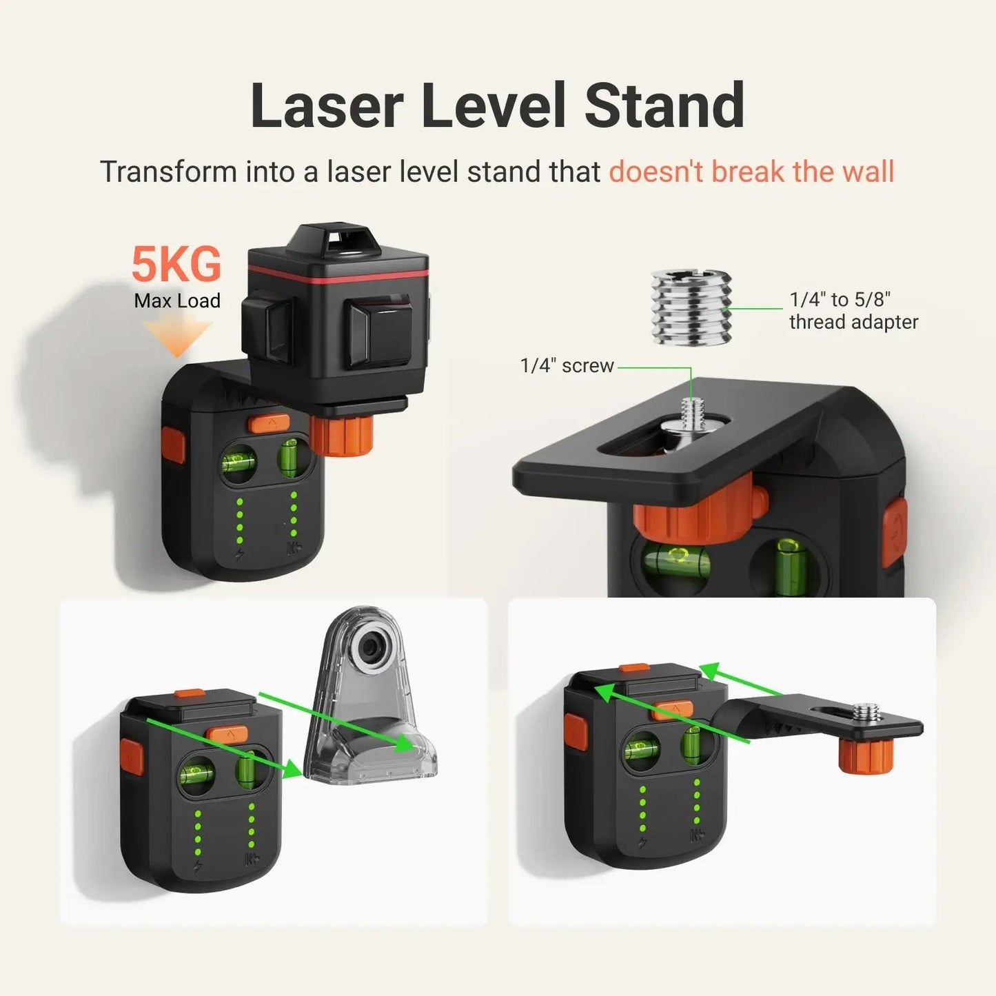 GreenFixtools™ 3 in 1 Laser Level