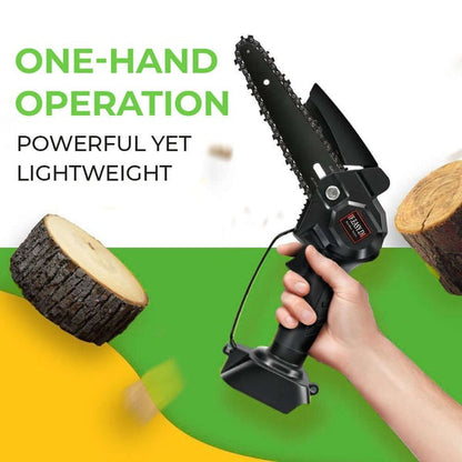 GreenFixtools™ 2-in-1 Cordless 6-Inch Telescopic Chainsaw (+2 FREE Batteries)